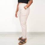 Light Beige color pant for women4