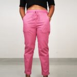 Pink Color Cotton pant for women2