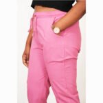 Pink Color Cotton pant for women4