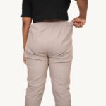 Smoke Grey color cotton pant for women4