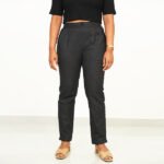 black cotton pant for women